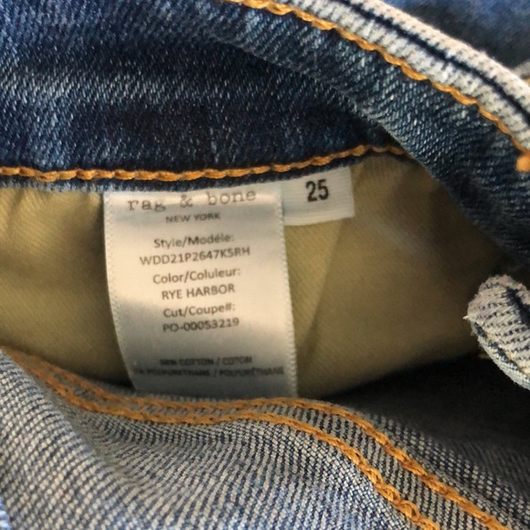 Rag & Bone Nina High-Rise Ankle Cigarette Jeans - Picture 9 of 9